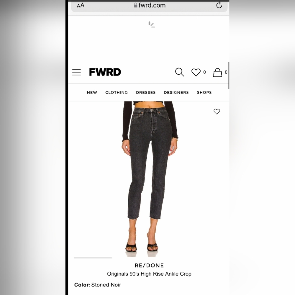 Designer Jeans (Re/Done), New w/Tags